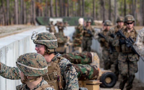 3rd Battalion, 6th Marine Regiment conducts dry-fire training on Camp Lejeune’s improved G-36 Company Assault Range