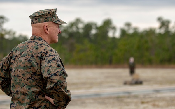 3rd Battalion, 6th Marine Regiment conducts live-fire training on Camp Lejeune’s improved G-36 Company Assault Range