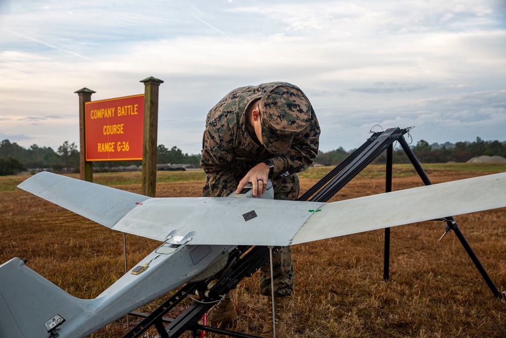 3rd Battalion, 6th Marine Regiment conducts live-fire training on Camp Lejeune’s improved G-36 Company Assault Range