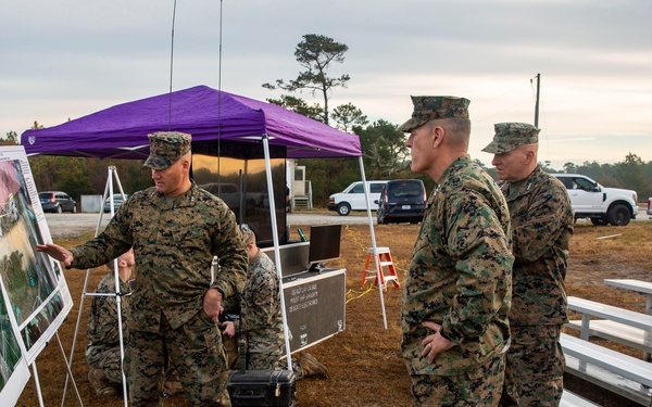3rd Battalion, 6th Marine Regiment conducts live-fire training on Camp Lejeune’s improved G-36 Company Assault Range
