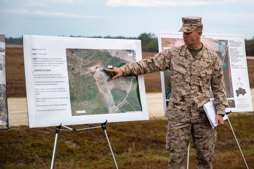 3rd Battalion, 6th Marine Regiment conducts live-fire training on Camp Lejeune’s improved G-36 Company Assault Range