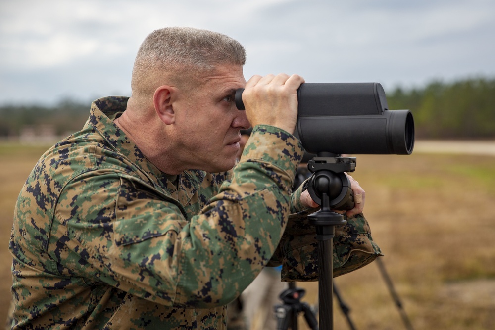 3rd Battalion, 6th Marine Regiment conducts live-fire training on Camp Lejeune’s improved G-36 Company Assault Range