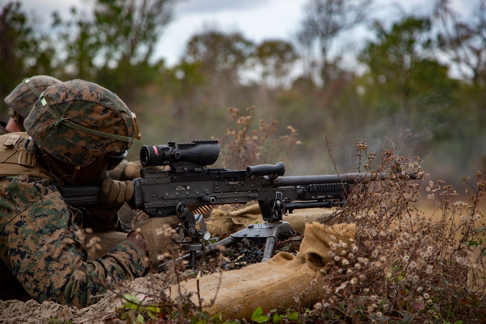 2nd Marine Division Marines test capabilities at Camp Lejeune’s new Company Assault Range