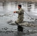 Soldiers participate in cold-water immersion event during CWOC training at Fort McCoy