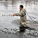 Soldiers participate in cold-water immersion event during CWOC training at Fort McCoy