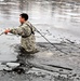 Soldiers participate in cold-water immersion event during CWOC training at Fort McCoy