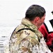 Soldiers participate in cold-water immersion event during CWOC training at Fort McCoy