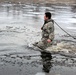 Soldiers participate in cold-water immersion event during CWOC training at Fort McCoy