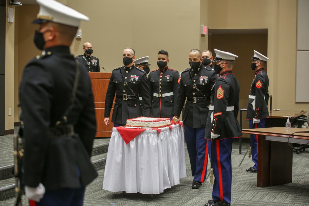 US Marine Corps Forces South honor the Corps’ 245th birthday with a cake cutting ceremony