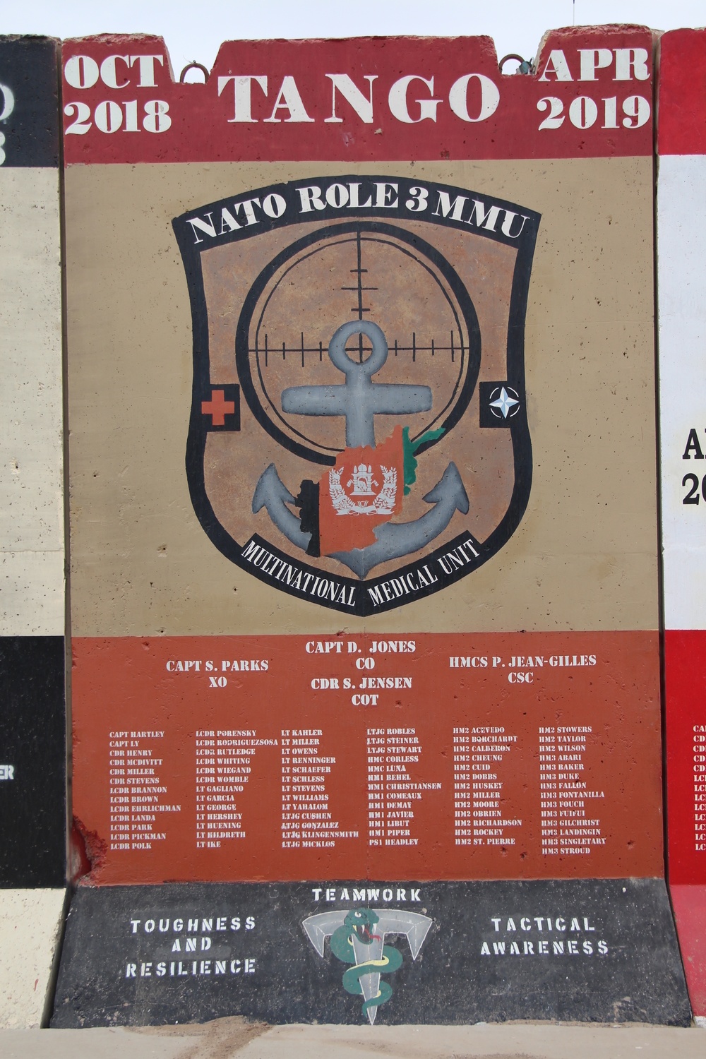 NATO Role 3 Multinational Medical Unit (MMU) Legacy Walls