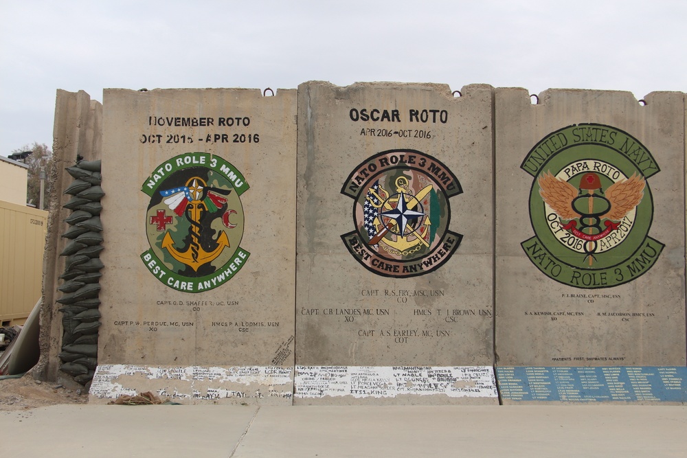 NATO Role 3 Multinational Medical Unit (MMU) Legacy Walls