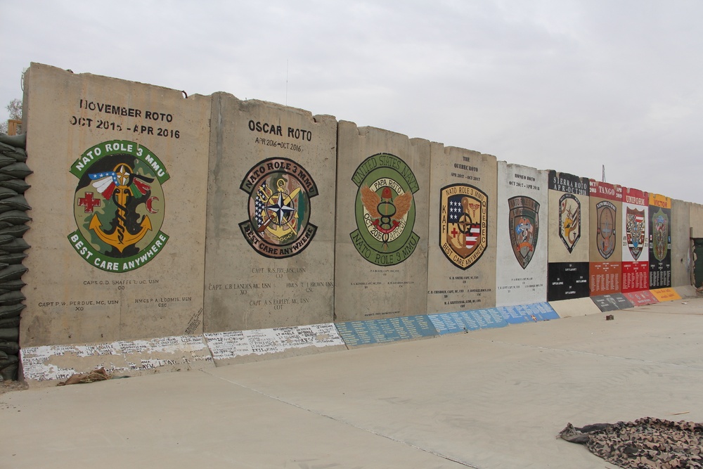 NATO Role 3 Multinational Medical Unit (MMU) Legacy Walls