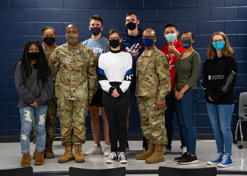 Security enterprise CSM inspires JROTC cadets