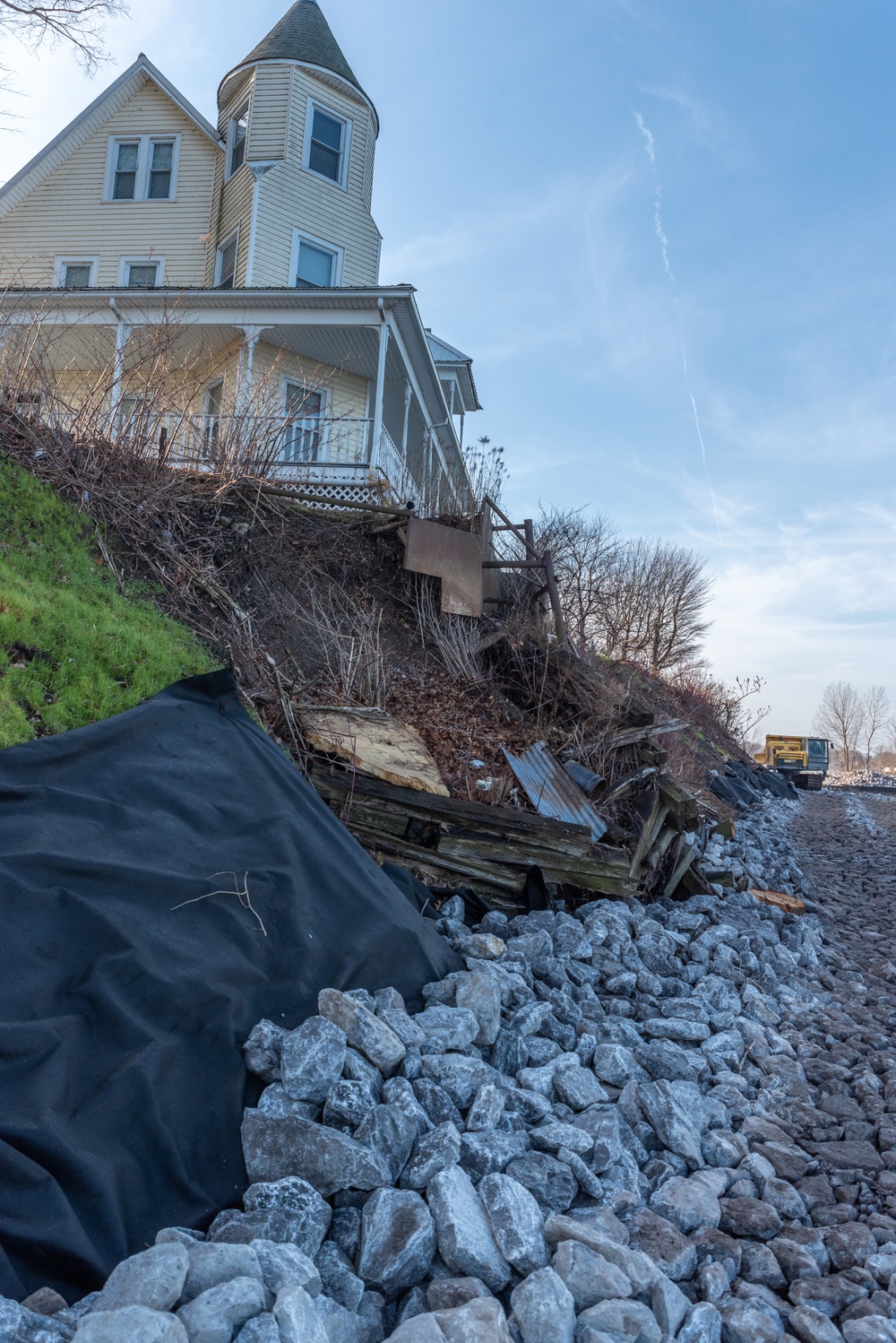 Great Sodus Bay breakwall repair project