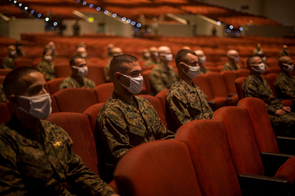 Drill Instructor School Graduation Ceremony