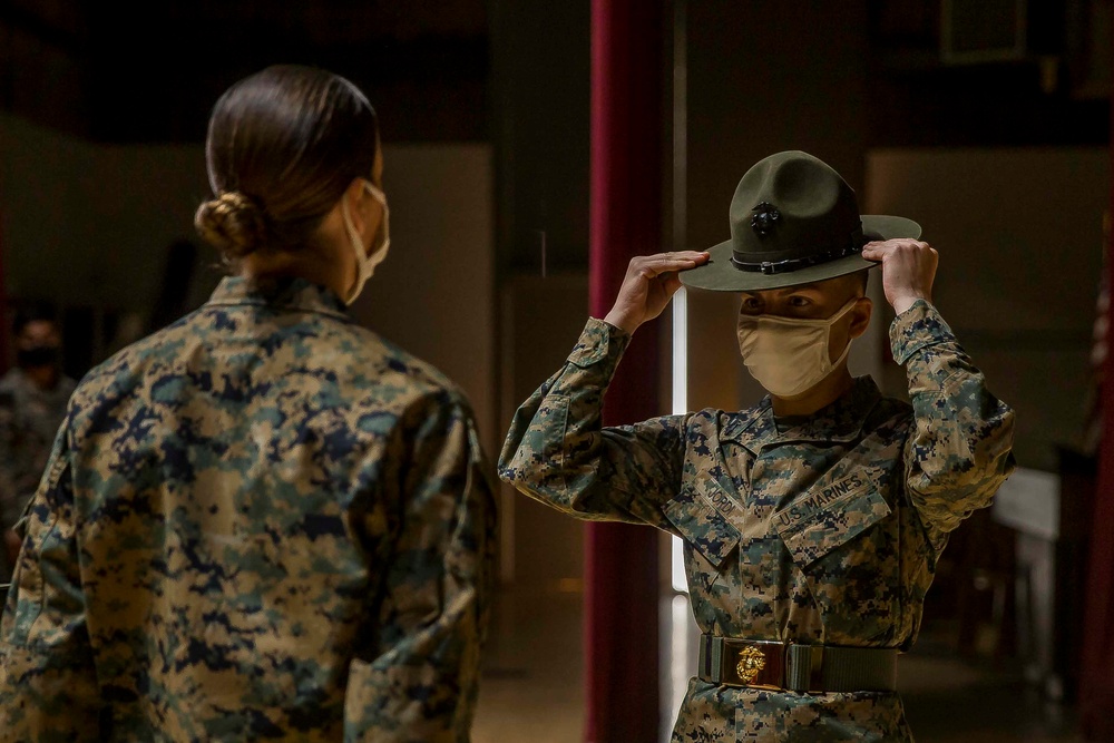 Drill Instructor School Graduation Ceremony