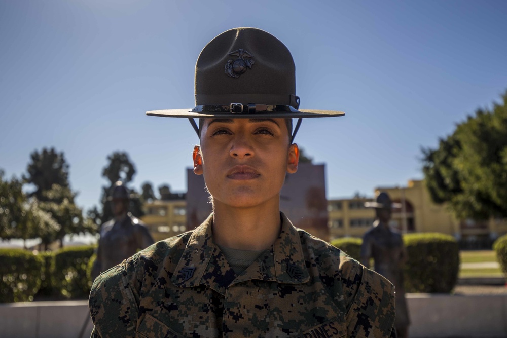 Drill Instructor School Graduation Ceremony