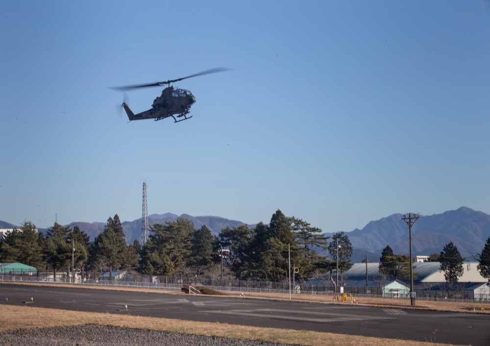 JGSDF Conducts Flight Operations Training on CATC Camp Fuji