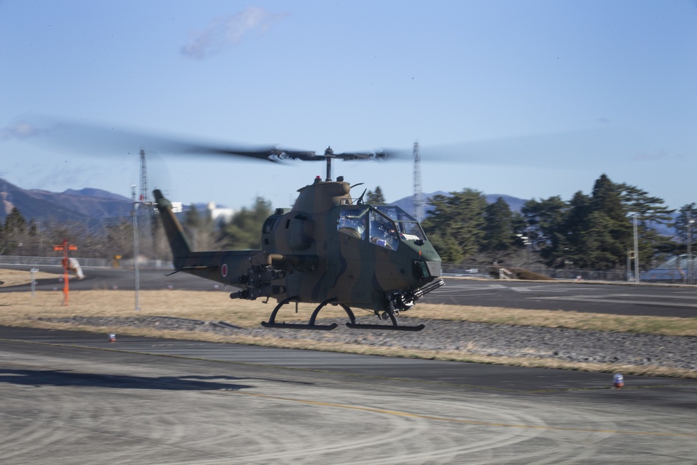 JGSDF Conducts Flight Operations Training on CATC Camp Fuji