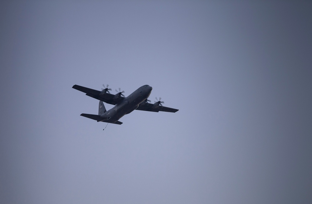 36th Airlift Squadron Conducts Drop Zone Training on CATC Camp Fuji