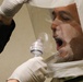 Task Force Center commander fit tests for N95