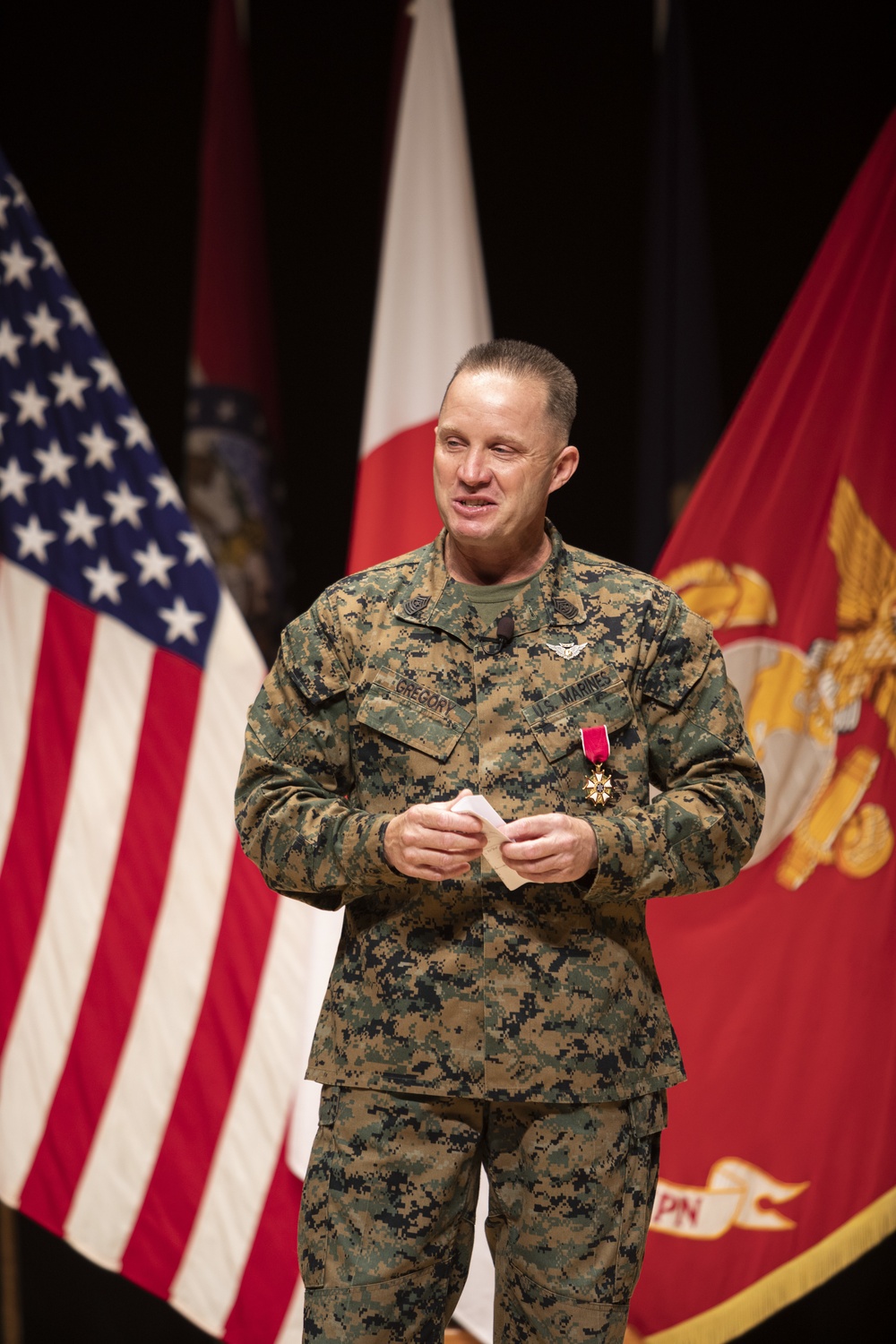 Sergeant Major Joseph S. Gregory; Farewell
