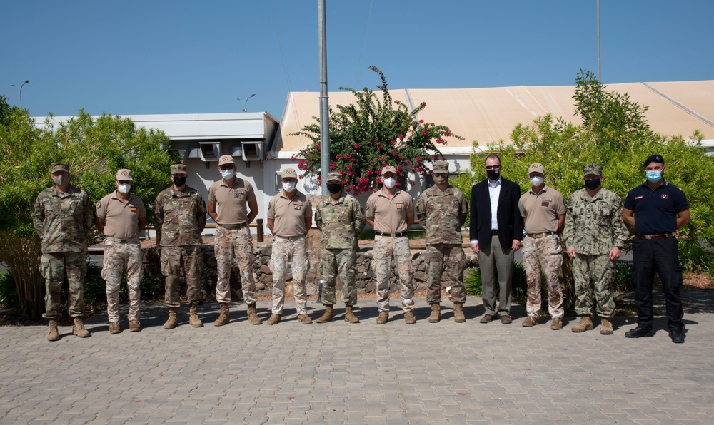 CJTF-HOA senior leaders visit Italian Joint Support Base – Djibouti