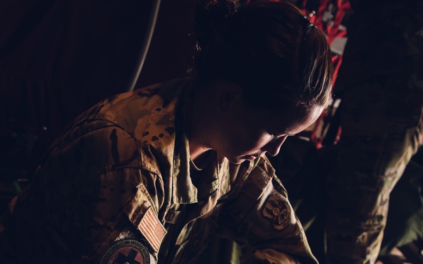 379th EAES provide medical evacuations