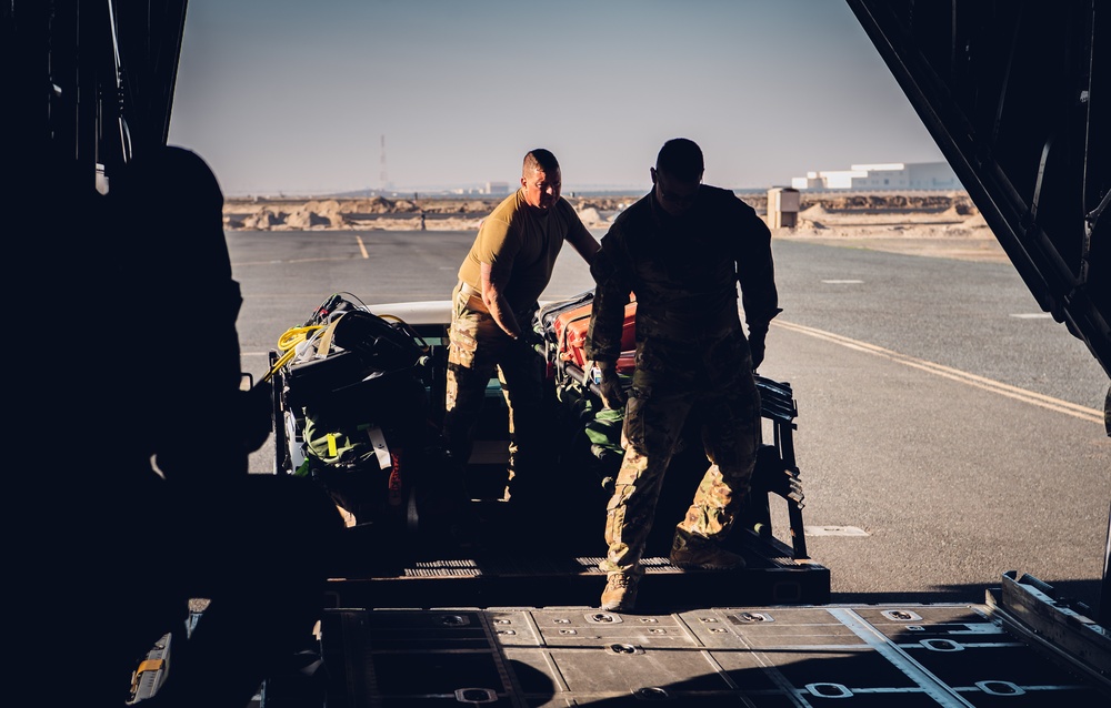 379th EAES provide medical evacuations