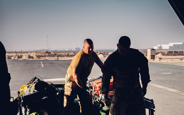 379th EAES provide medical evacuations