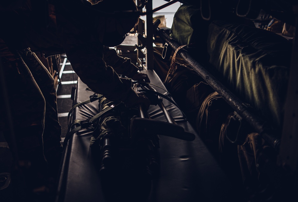 379th EAES provide medical evacuations