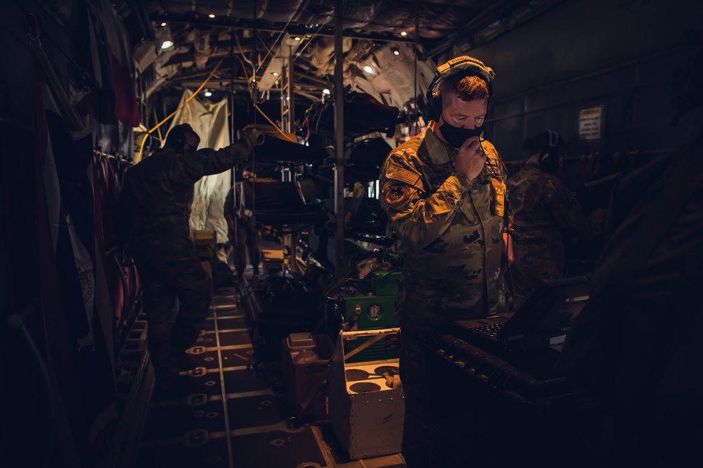 379th EAES provide medical evacuations