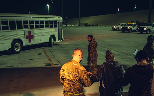 379th EAES provide medical evacuations