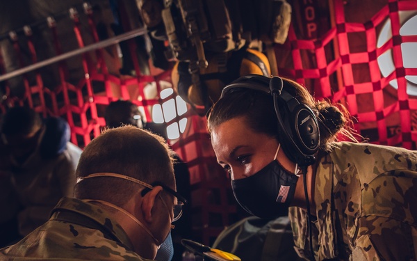 379th EAES provide medical evacuations