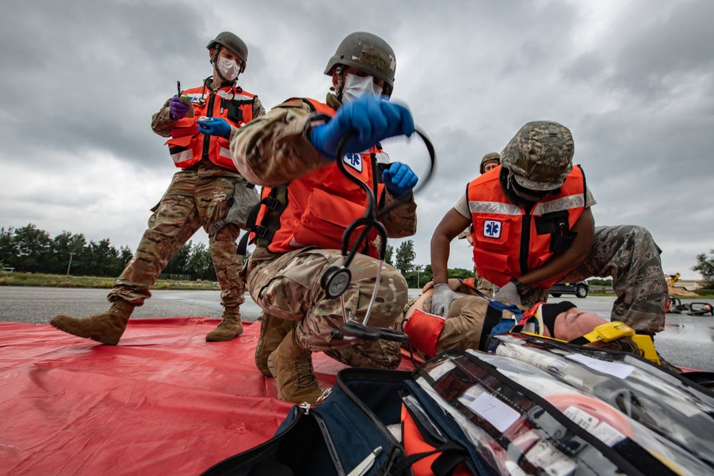 First Responders Hone Skills During Base Exercise