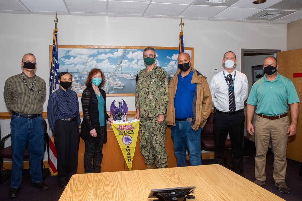 Code 700 Wins Third Quarter OPSEC Award