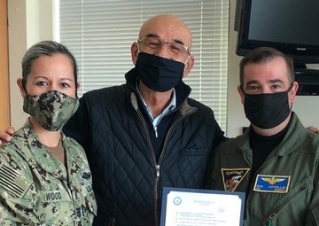 NAS Sigonella Italian Liaison Awarded During Bravo Strike