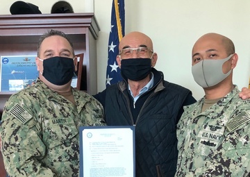 NAS Sigonella Italian Liaison Awarded During Bravo Strike