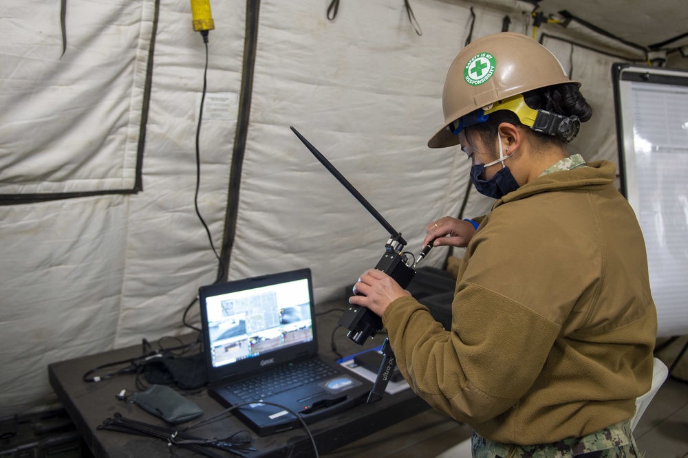 NMCB-5 the 1st Navy Tactical Unit to Use Expeditionary Smart Surveillance Capability