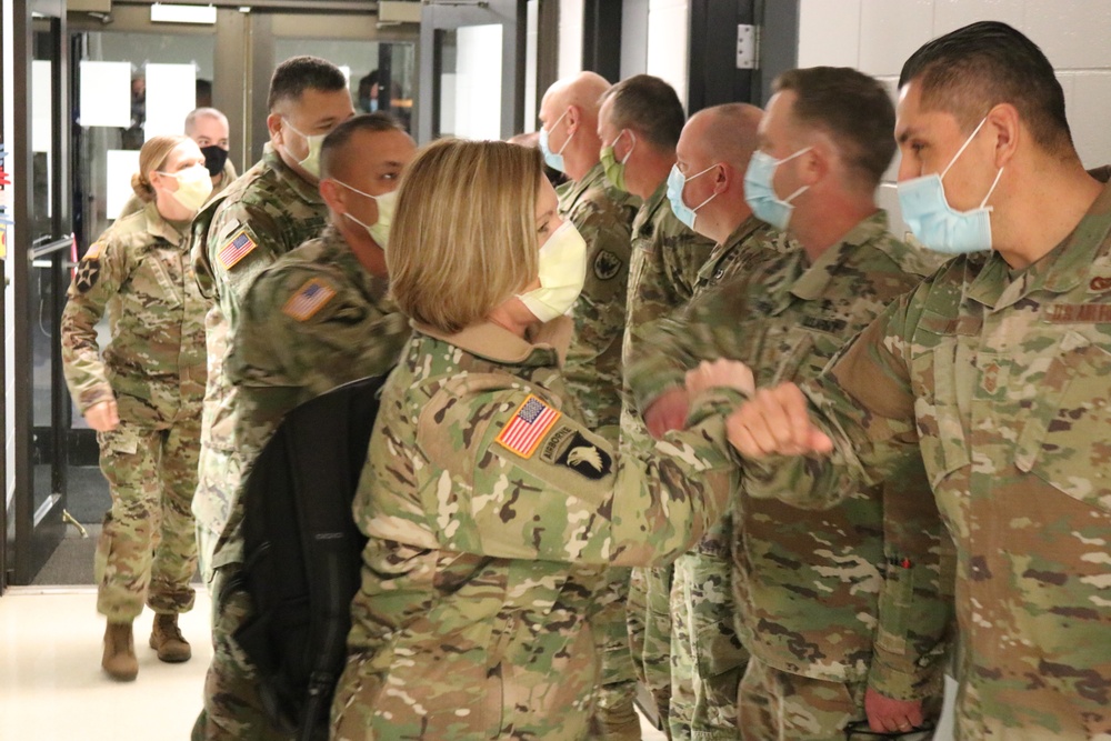 U.S. Army North Command Team visits Bismarck hospitals