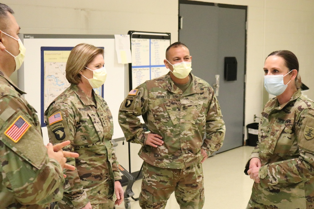 U.S. Army North Command Team visits Bismarck hospitals