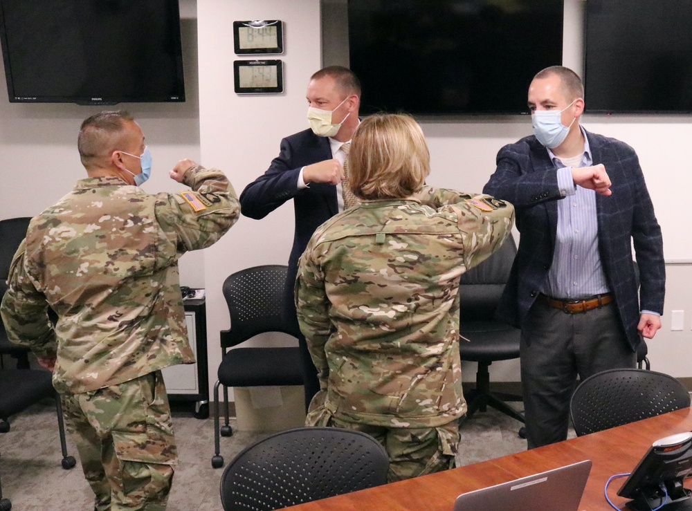 U.S. Army North Command Team visits Bismarck hospitals