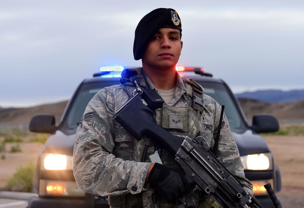 Security Forces at Creech AFB