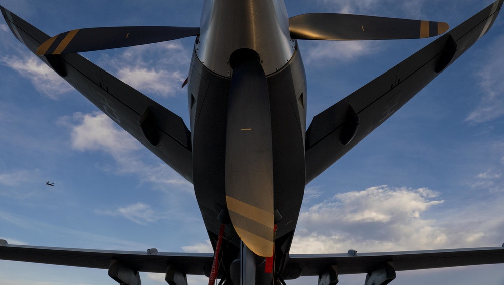 Sun sets over the MQ-9 Reaper