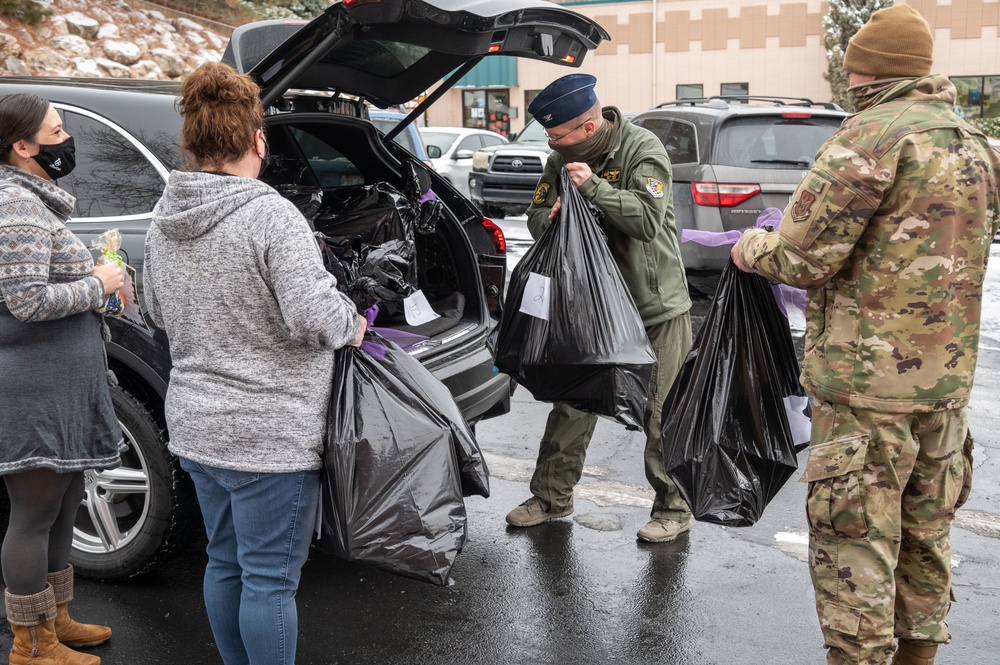 Airmen continue tradition of Utah Foster Care gift deliveries