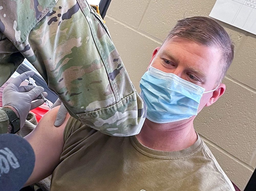 New York National Guard administers first COVID-19 vaccinations for medical providers, response forces