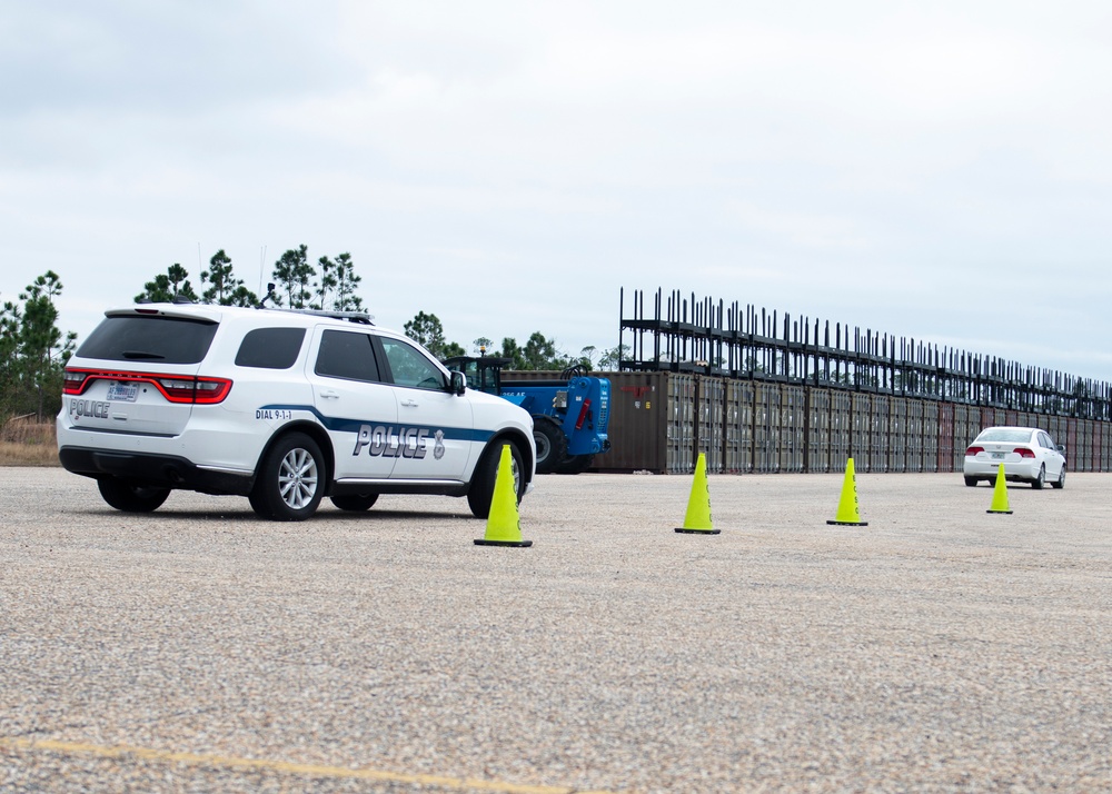 Tyndall partners with Bay County Sheriff’s Office on driving course