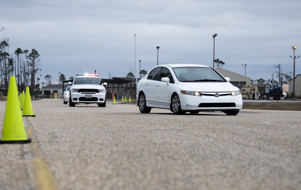 Tyndall partners with Bay County Sheriff’s Office on driving course