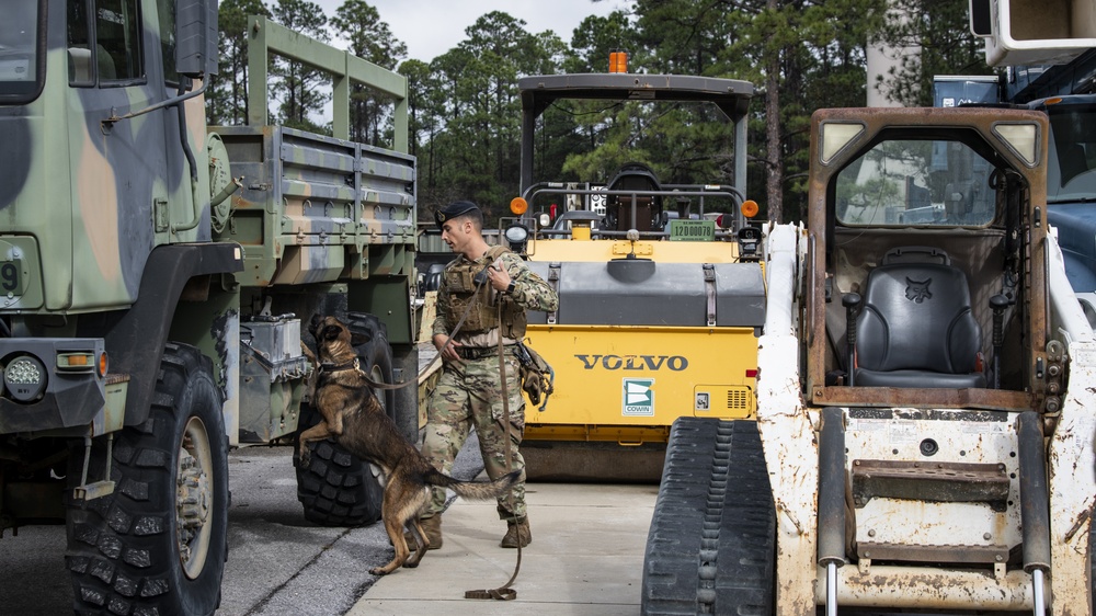 1st SOSFS MWDs sniff out explosives