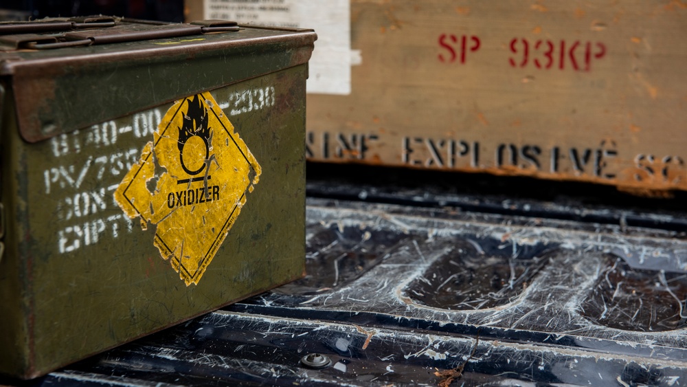 1st SOSFS MWDs sniff out explosives